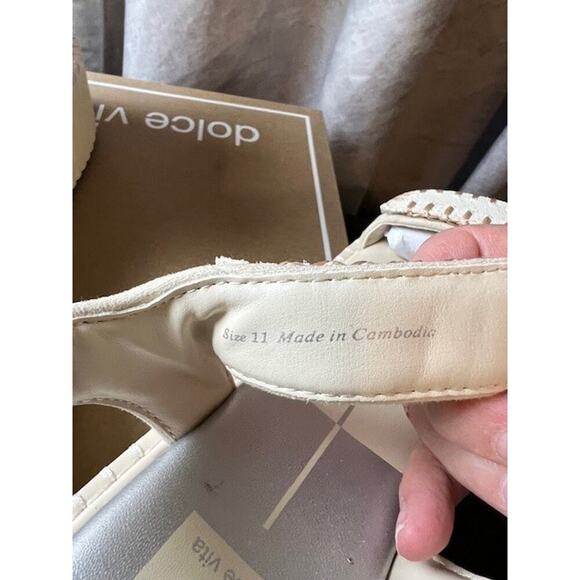 Dolce Vita Debra Ivory Suede Women’s Sandals size 11 Comfortable! NWB - Picture 6 of 7